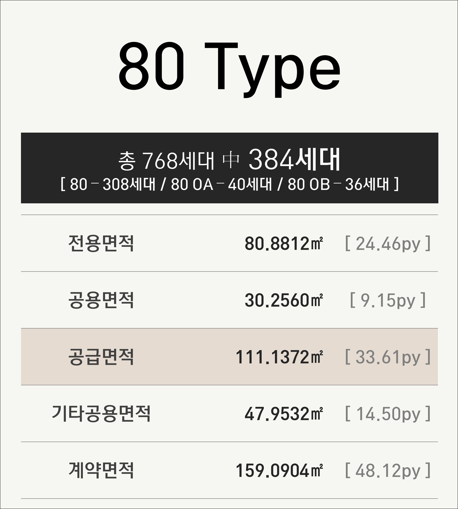 파크로쉬 서울원-80Type-01