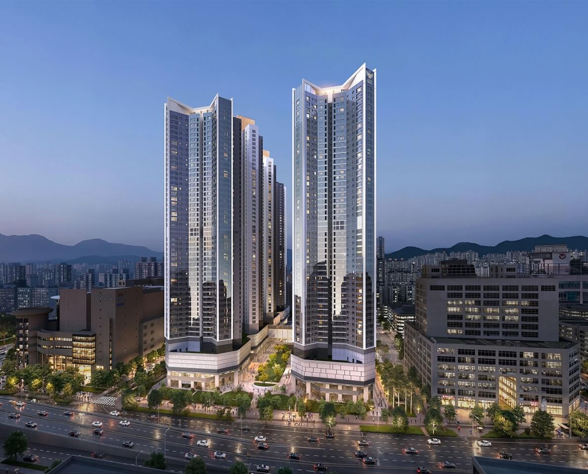 부천 상동역 롯데캐슬, 1,859세대 주상복합 단지 분양 예정
